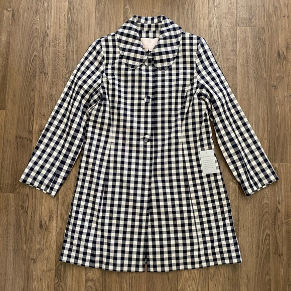 Gal Meets Glam Jackets & Blazers - NWT Gal Meets Glam Gingham Coat Small
